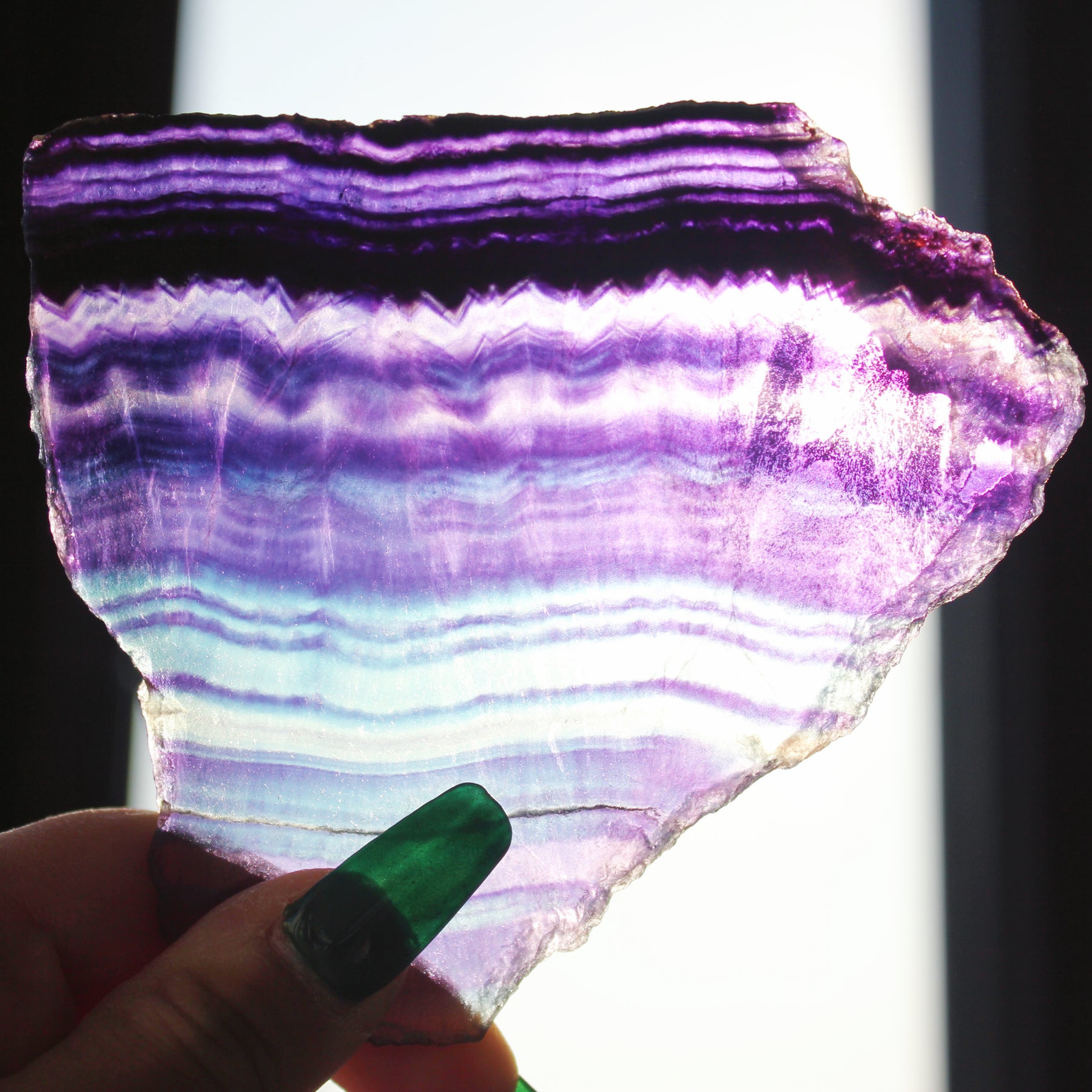 Rainbow Fluorite Slab