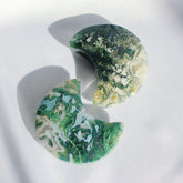 Moss Agate Moon