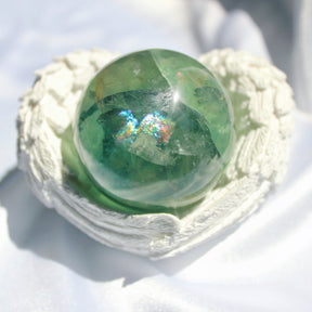 Green Fluorite Sphere